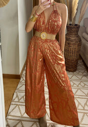 Natural Silk Jumpsuit & Kimono