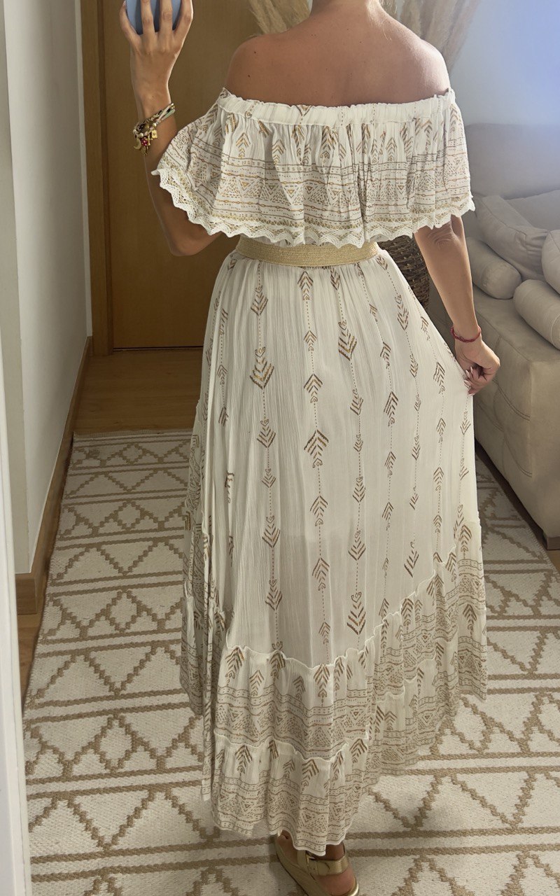 Mistic Asymetric Maxi Dress