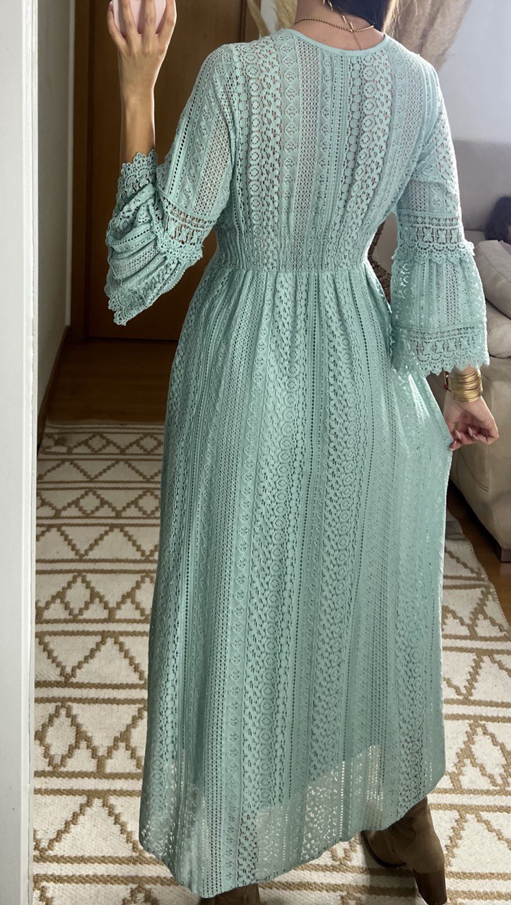 Lace Maxi Bohemian Dress