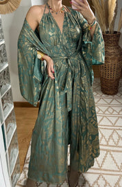 Natural Silk Jumpsuit & Kimono