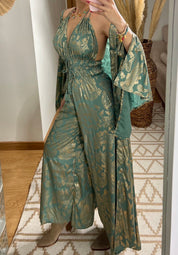 Natural Silk Jumpsuit & Kimono