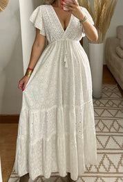 Brocade Maxi Dress