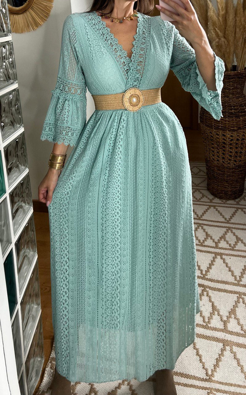 Lace Maxi Bohemian Dress