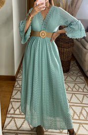 Lace Maxi Bohemian Dress