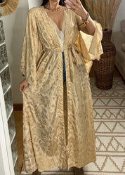 Natural Kaftan Maxi Dress