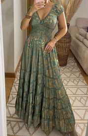 Serene Silk Maxi Dress