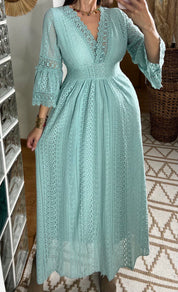 Lace Maxi Bohemian Dress