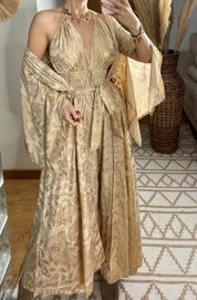 Natural Silk Jumpsuit & Kimono