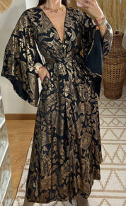 Natural Kaftan Maxi Dress