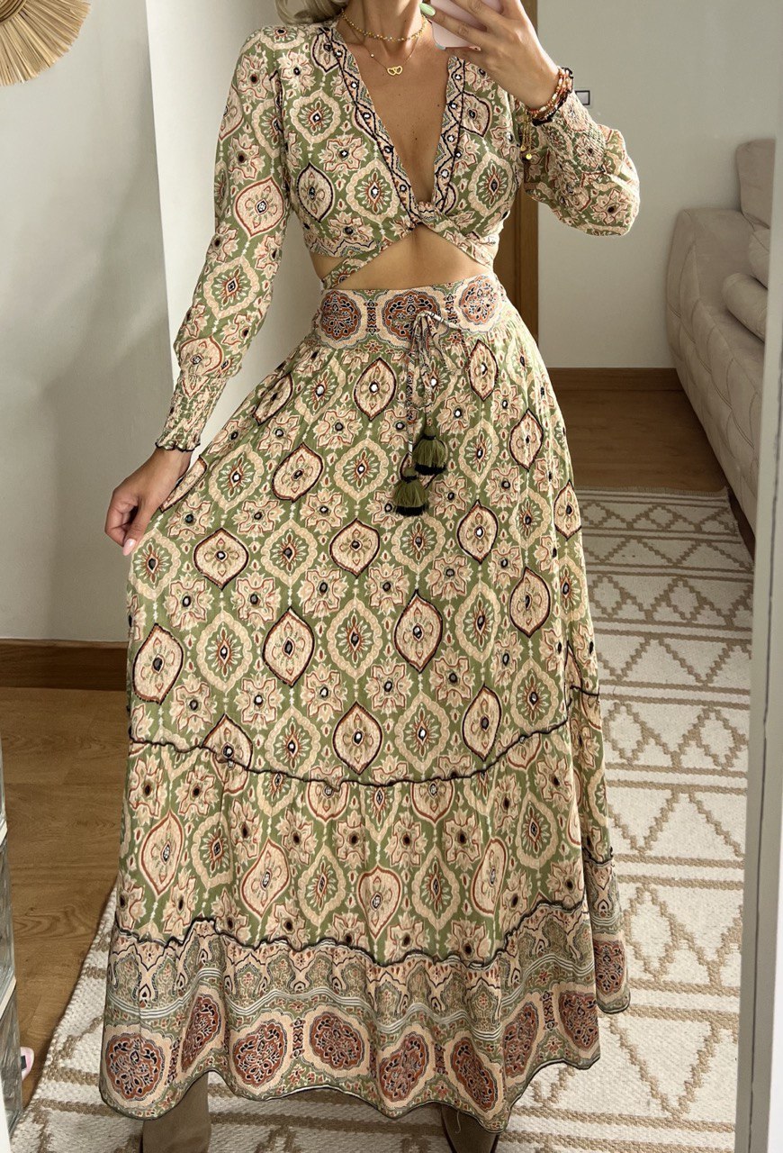 Two Pieces Bohemian dress