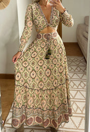 Two Pieces Bohemian dress