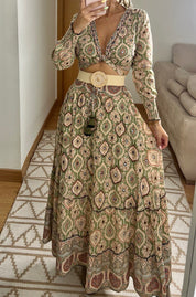 Two Pieces Bohemian dress