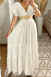 Brocade Maxi Dress