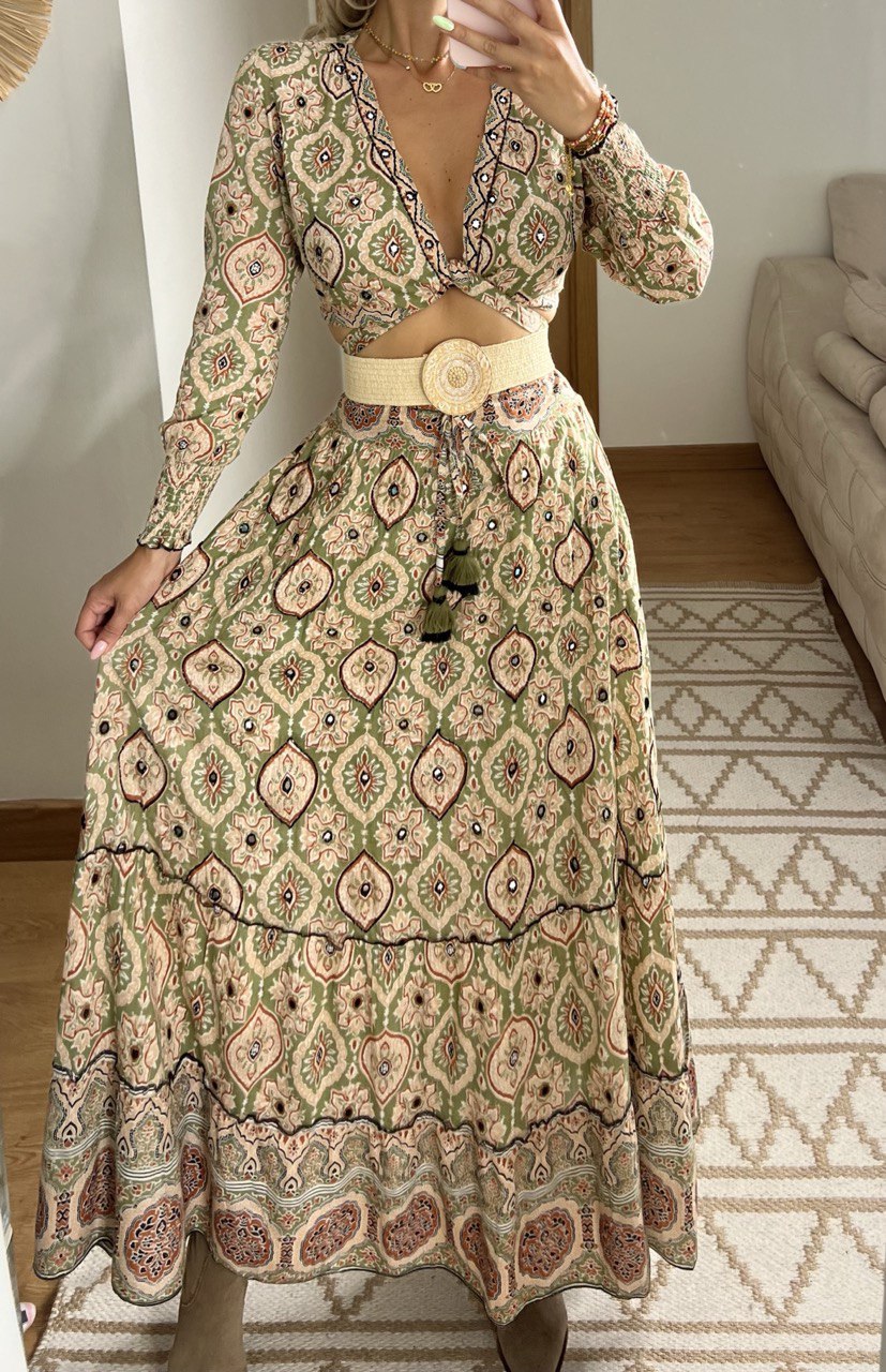 Two Pieces Bohemian dress