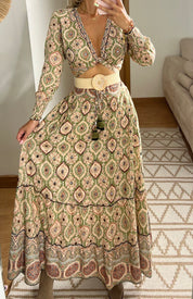 Two Pieces Bohemian dress