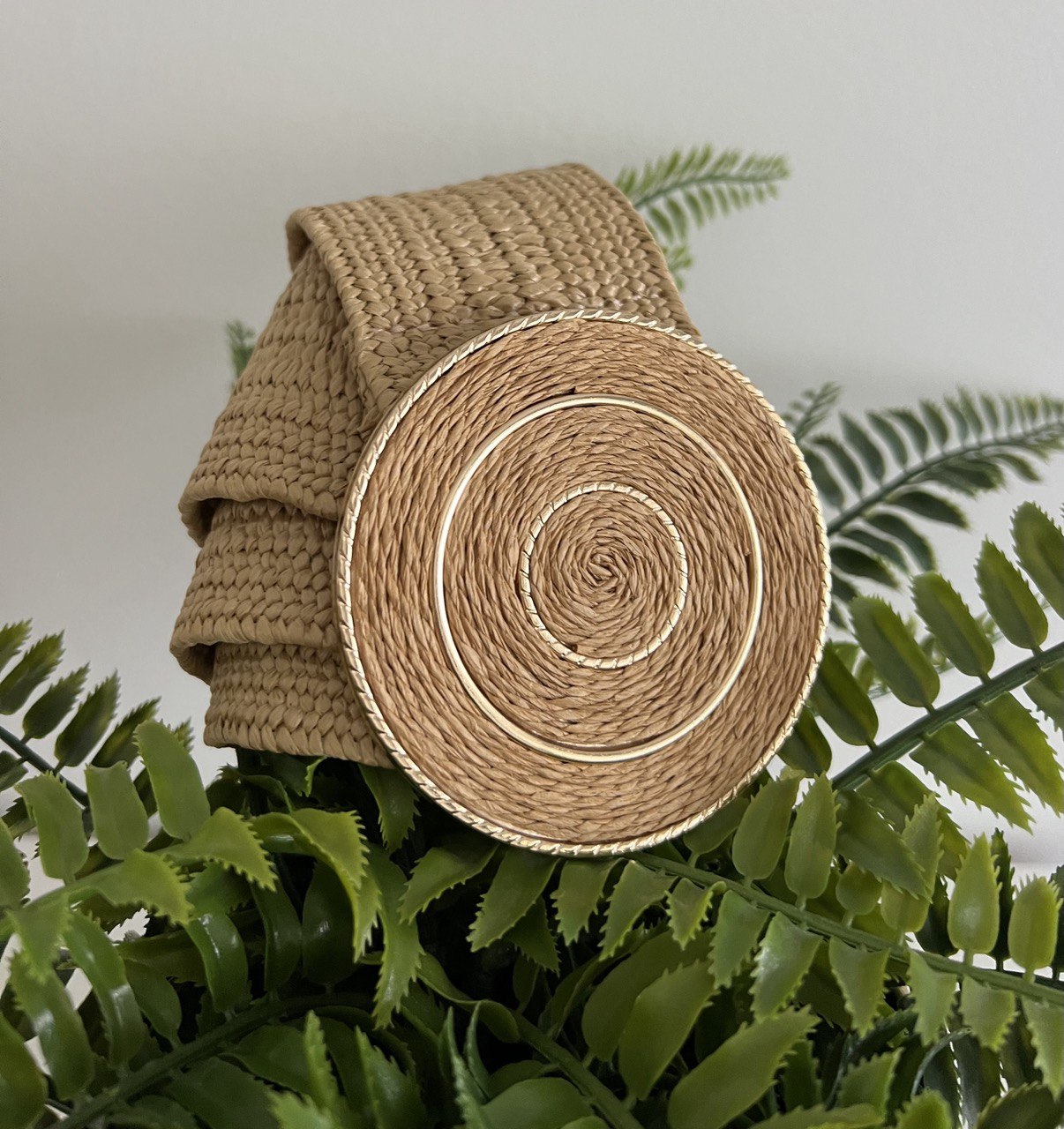Boho Raffia Belt