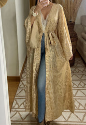 Natural Kaftan Maxi Dress