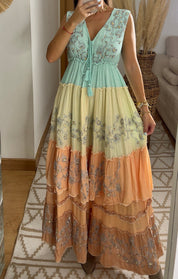 Sunset Boho Maxi Dress