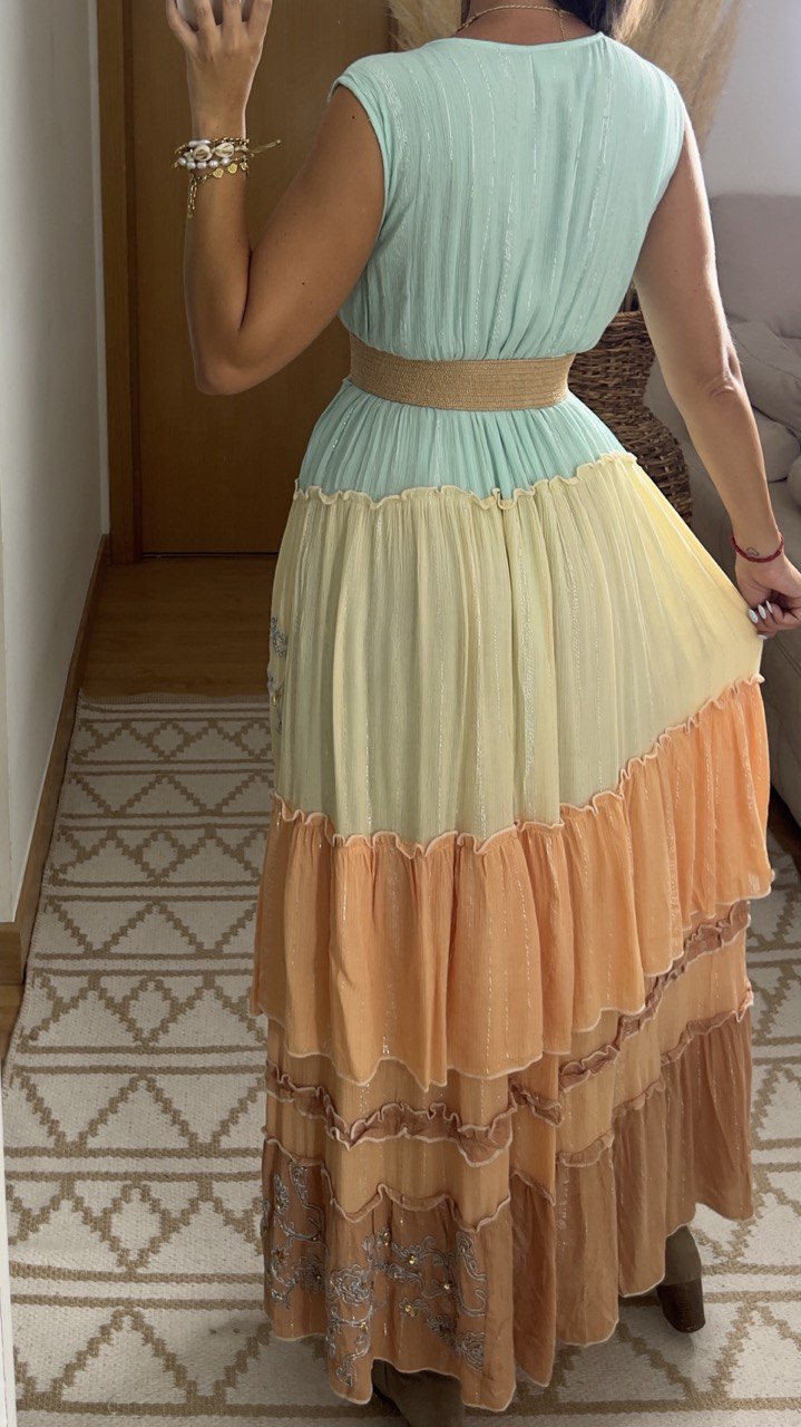 Sunset Boho Maxi Dress