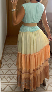 Sunset Boho Maxi Dress