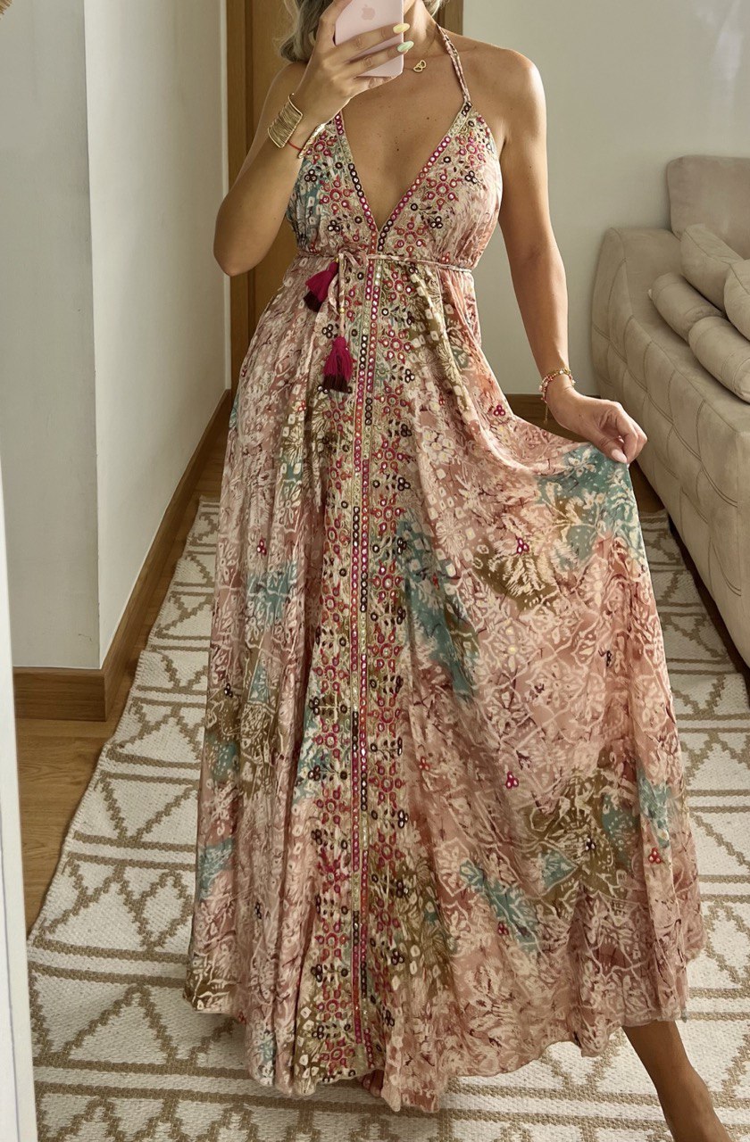 Luna Silk Dress