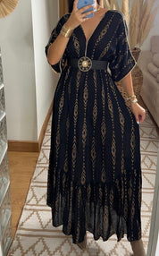 Midnight Muse Boho Dress