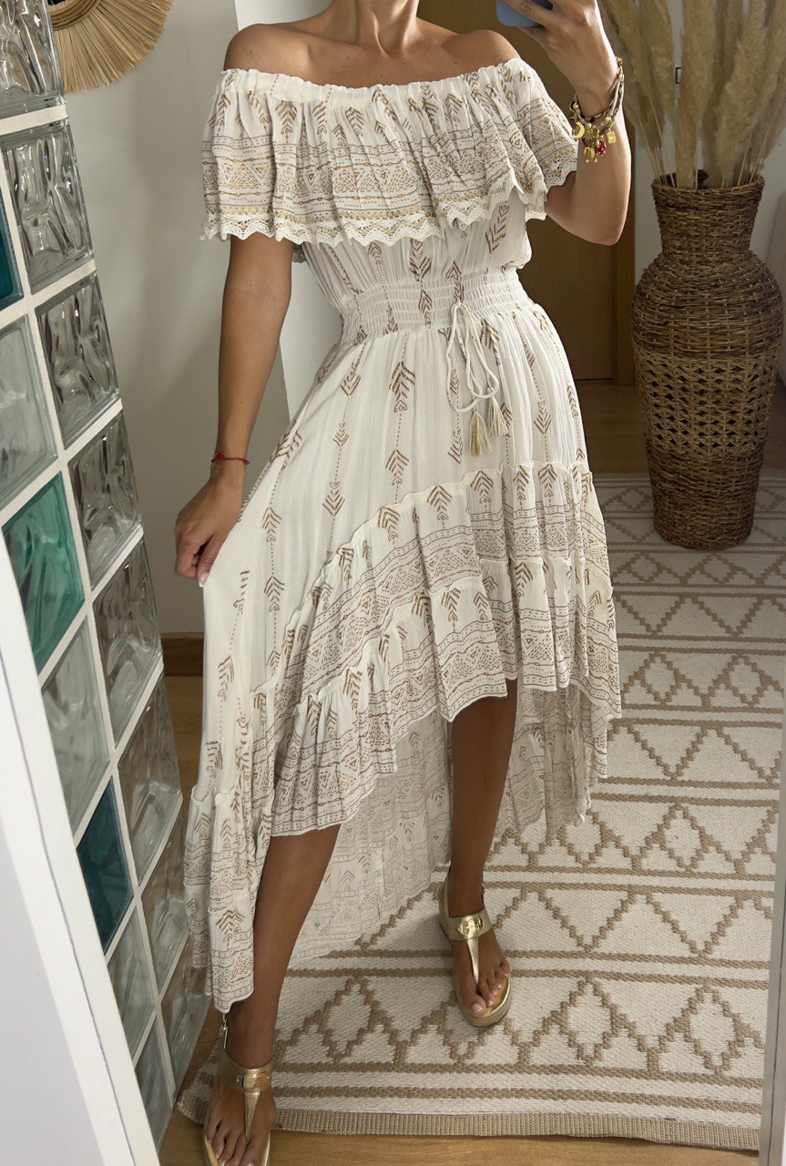 Mistic Asymetric Maxi Dress