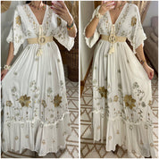 Babel White Boho Dress