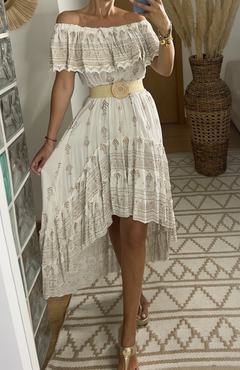 Mistic Asymetric Maxi Dress
