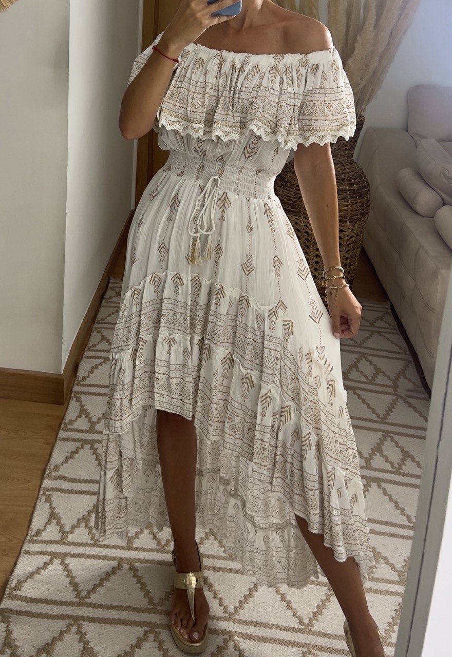 Mistic Asymetric Maxi Dress