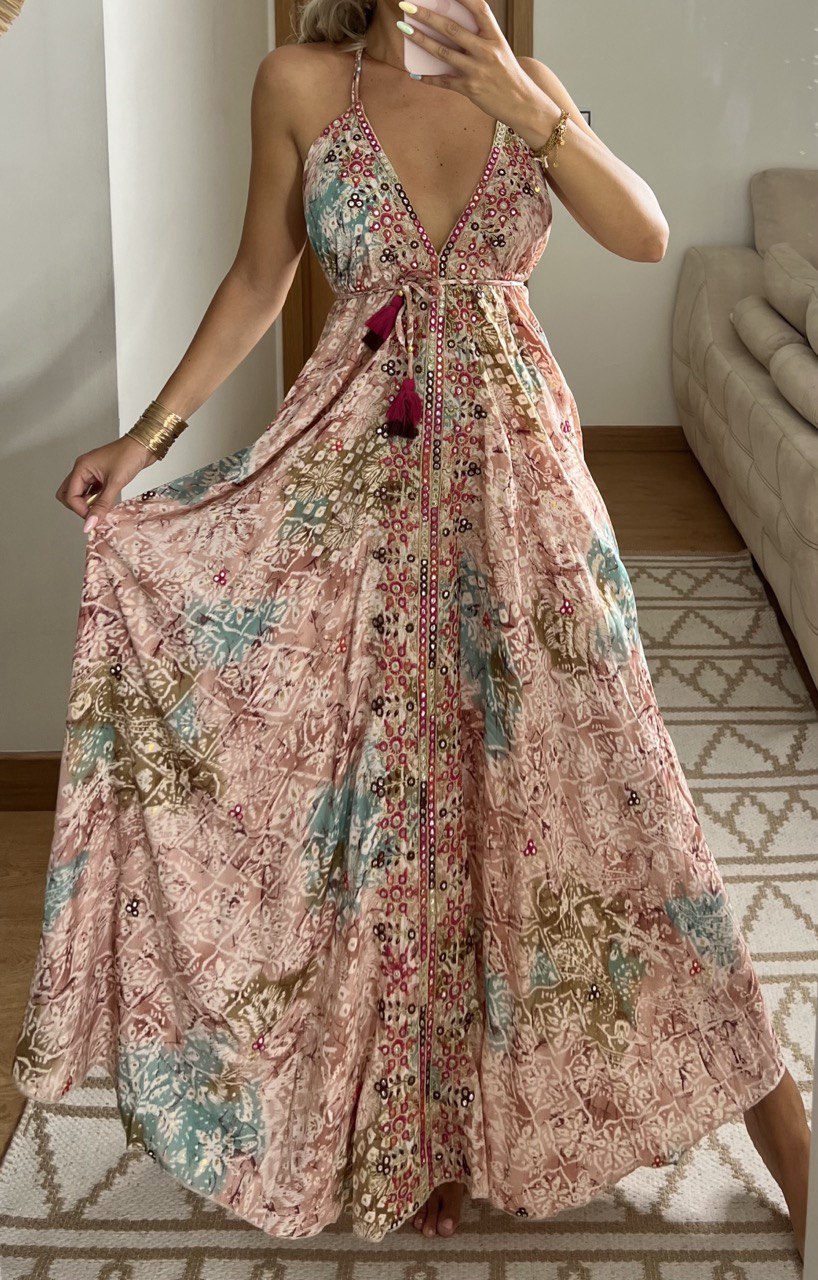 Luna Silk Dress