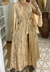 Natural Silk Jumpsuit & Kimono