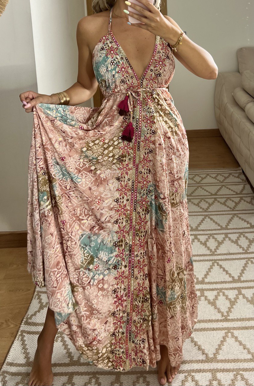 Luna Silk Dress